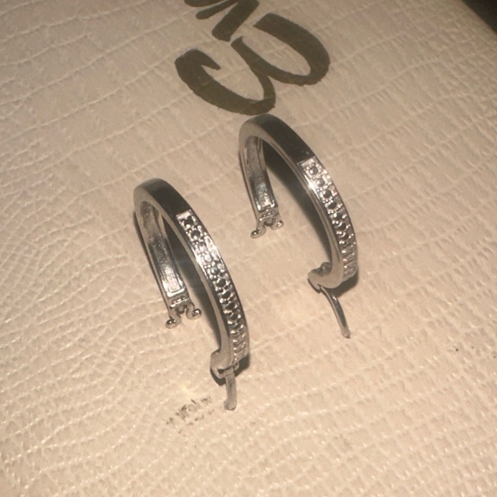 🔥🔥Pave Sparkle Hoop Earrings🔥🔥